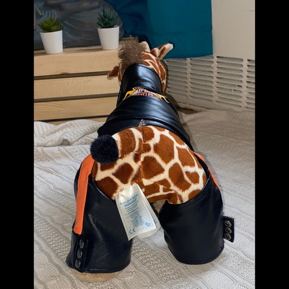 Build-A-Bear/Harley Davidson Leather Jacket Giraff - Picture 10 of 11